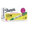 Sharpie Permanent Paint Marker, Medium Bullet Tip, Green, PK12 PK 2107620